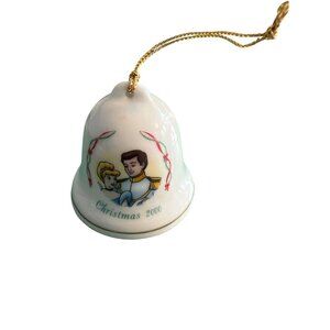 Vintage 2000 Disney Grolier Collectible Bell Ornament Cinderella Prince Charming